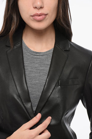 Blazer RAZOR in Pelle con 2 Bottoni