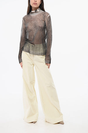 MM1 MM10 Maglia Leggera a Collo Alto in Seta