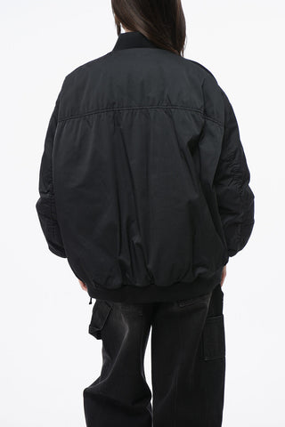 Reversible Down Jacket with Pocket