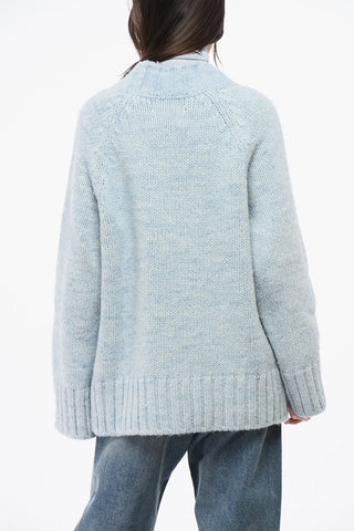 MM4 MM14 Oversize-Cardigan mit V-Ausschnitt und 4 Knöpfen