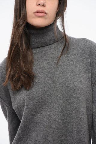 MM6 Virgin Wool and Cashmere Turtleneck Sweater