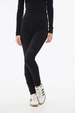 MM6 SALOMON Leggings in Nylon Con Dettagli Tono su Tono in Rilievo