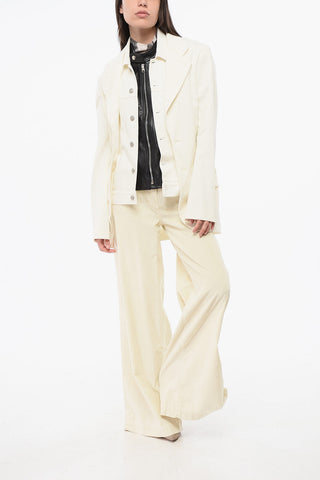 MM6 Giubbotto a tre Strati con Bottoni Logati