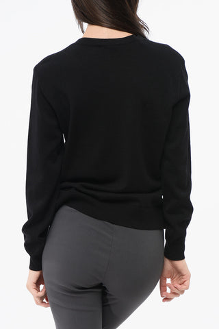 Solid Color PHILO Wool Crew-neck Sweater