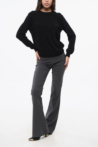 Solid Color PHILO Wool Crew-neck Sweater