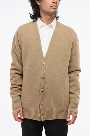 MM10 Wool Cardigan with V-Neck