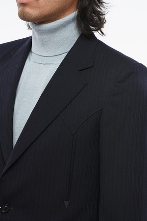 MM1 Wool Tone-on-Tone Striped Blazer