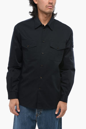 Long Sleeved Shirt with Logoed Band