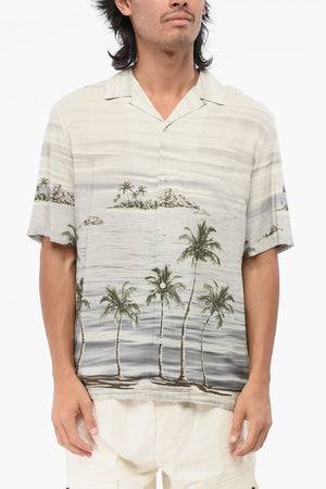 Kurzarm-Hemd Mit Muster Und Brusttasche