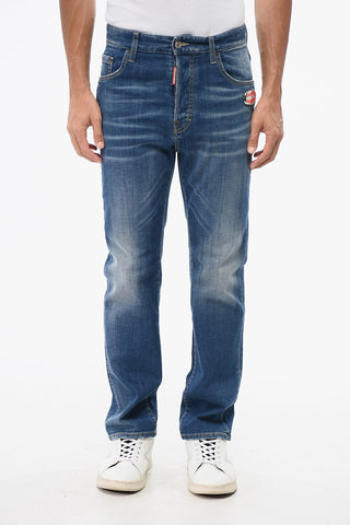642 Fit Jeans aus Delavé-Denim 19 cm