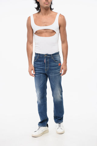 642 Fit Jeans aus Delavé-Denim 19 cm