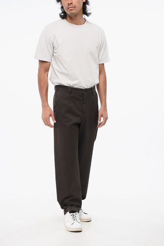 Gerade geschnittene Chinohose mit Gürtelschlaufen
