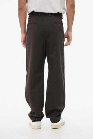 Gerade geschnittene Chinohose mit Gürtelschlaufen