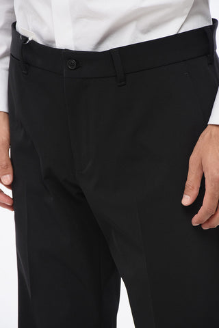 Solid Color Stretch Fabric Chino Pants