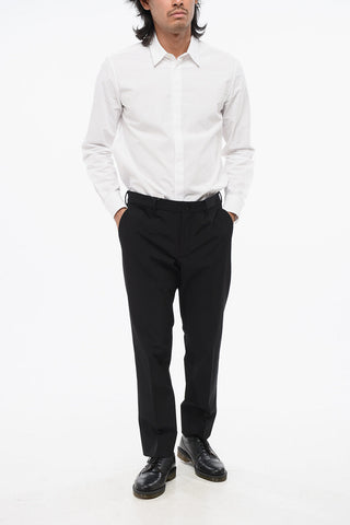 Solid Color Stretch Fabric Chino Pants