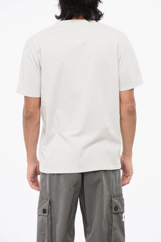 MM1 T-Shirt Girocollo in Cotone Organico a Tinta Unita