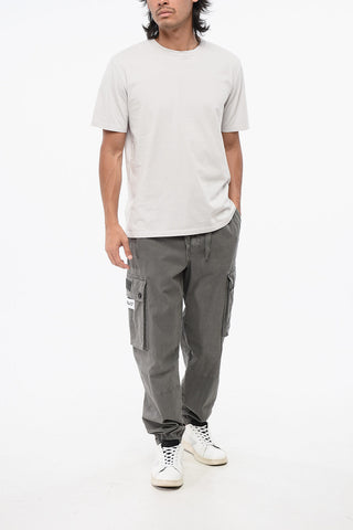 MM1 T-Shirt Girocollo in Cotone Organico a Tinta Unita