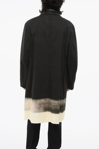 MM1 Cappotto Gessato Effetto Sfumato