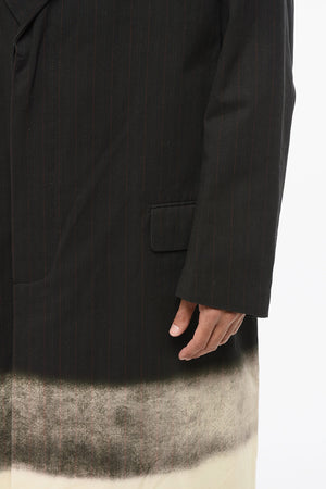 MM1 Cappotto Gessato Effetto Sfumato