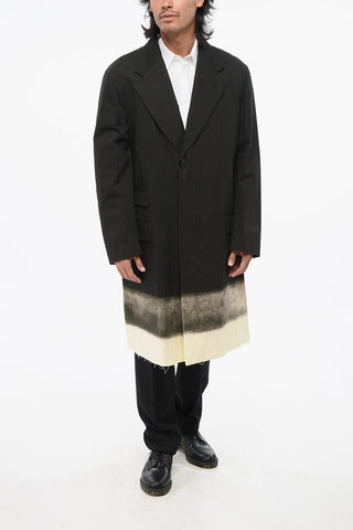 MM1 Cappotto Gessato Effetto Sfumato