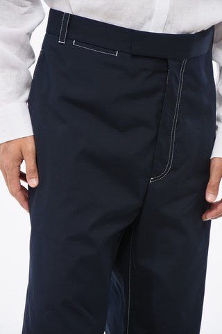 코튼 혼방 스트레이트 팬츠