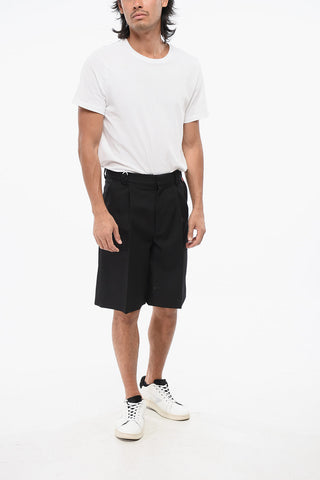Shorts a 1 Pince in Misto Lana