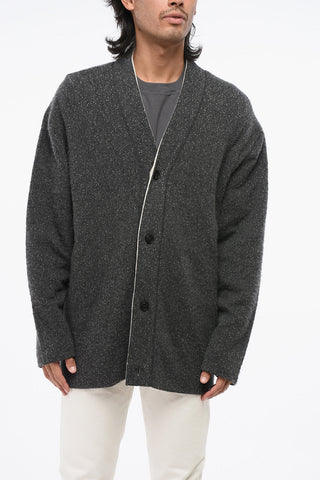 THE EDER STATESMAN V-Neck Pure Cashmere Cardigan