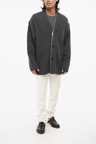 THE EDER STATESMAN V-Neck Pure Cashmere Cardigan