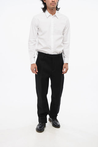 Wool Twill Straight Leg SERGE Pants