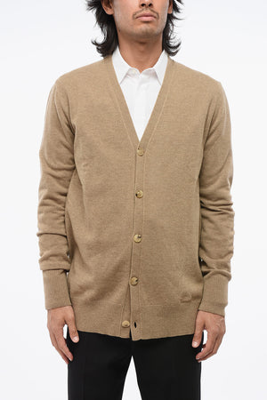 MM10 Wool Cardigan with V-Neck