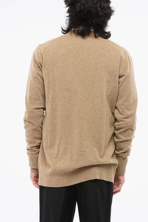 MM10 Cardigan aus Wolle mit V-Ausschnitt