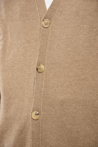 MM10 Cardigan in Lana con Scollo a V