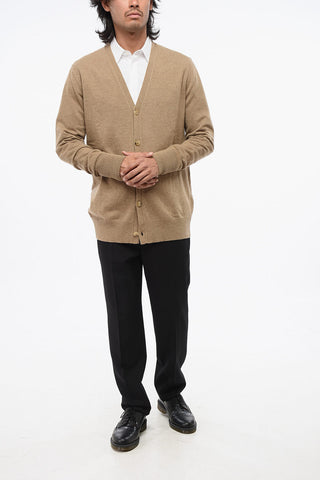 MM10 Cardigan in Lana con Scollo a V