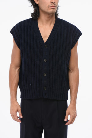 MM0 Kurzarm-Cardigan aus Wolle