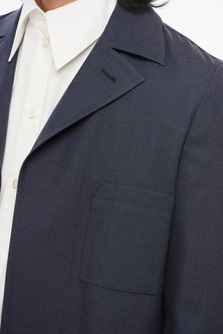 Virgin Wool Jacket MIRTO with Classic Lapel