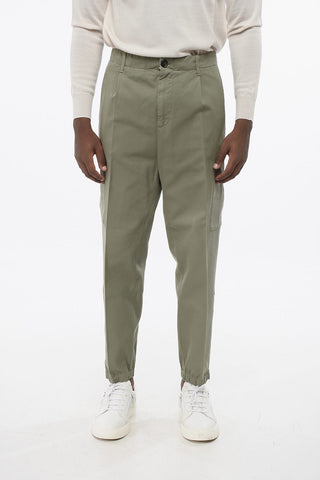 Cargo-Hose mit einer Bundfalte aus Baumwolle