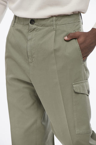 Cargo-Hose mit einer Bundfalte aus Baumwolle