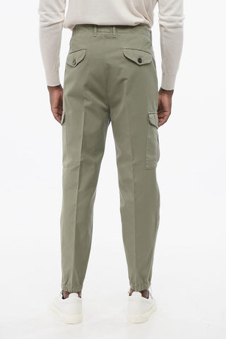 Cargo-Hose mit einer Bundfalte aus Baumwolle