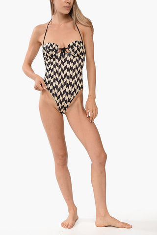 Costume da Bagno Logato con Coppe