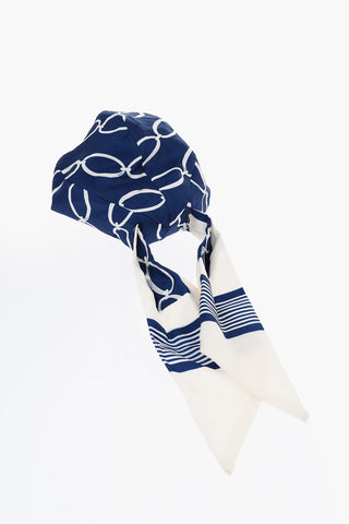 Logoed Hat with Self-tie Detail