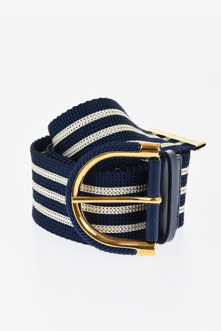 Pinstriped Woven Belt