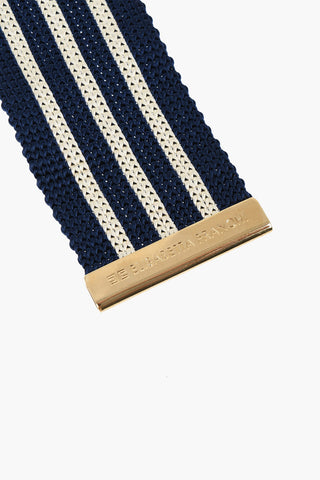 Pinstriped Woven Belt