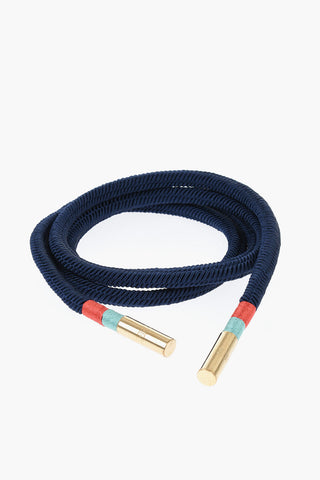 자수 장식의 짜임 패브릭 벨트