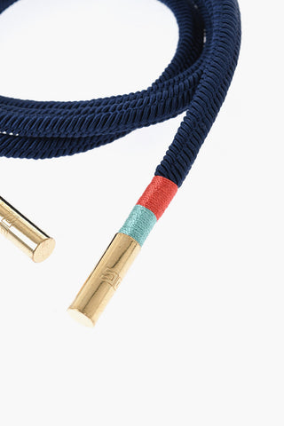 자수 장식의 짜임 패브릭 벨트