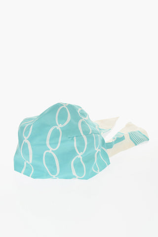 Logo Hat with Tie Detail