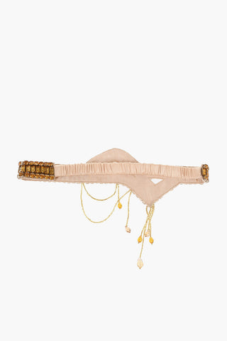 Silk Headband with Strass