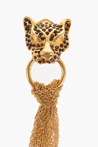 Drop Earrings with Animal Application