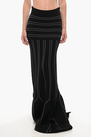 Gonna in Maglia con Design a Sirena