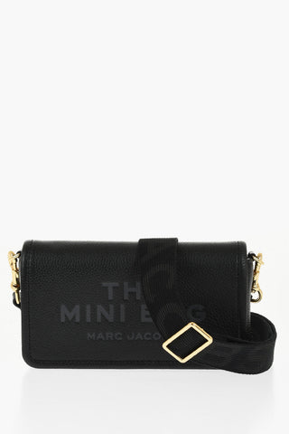 Borsa a Spalla In Pelle Martellata con Logo tono su Tono