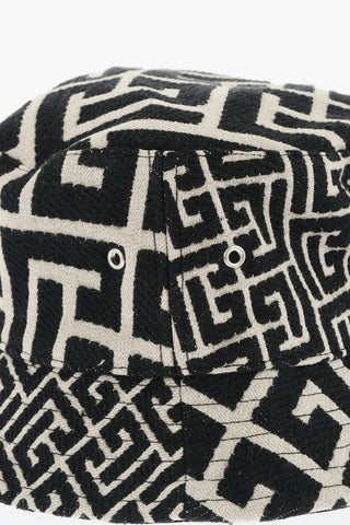 Reversible Bucket Hat with All-Over Monogram